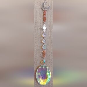 Handmade Sun Catcher "Strawberry Stones Forever" 🍓